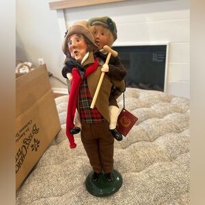 Byers Choice “Bob Cratchit and Tiny Tim”- new with tags